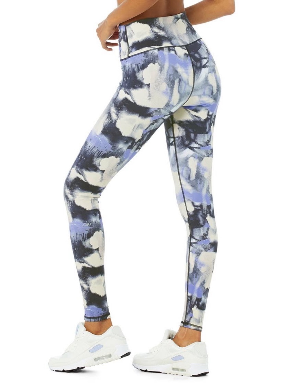 ALO Yoga Vapor High-Waist Graffiti Tie Dye Legging